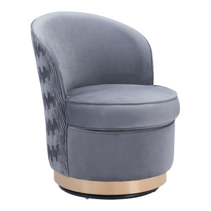Zelda Accent Chair Gray