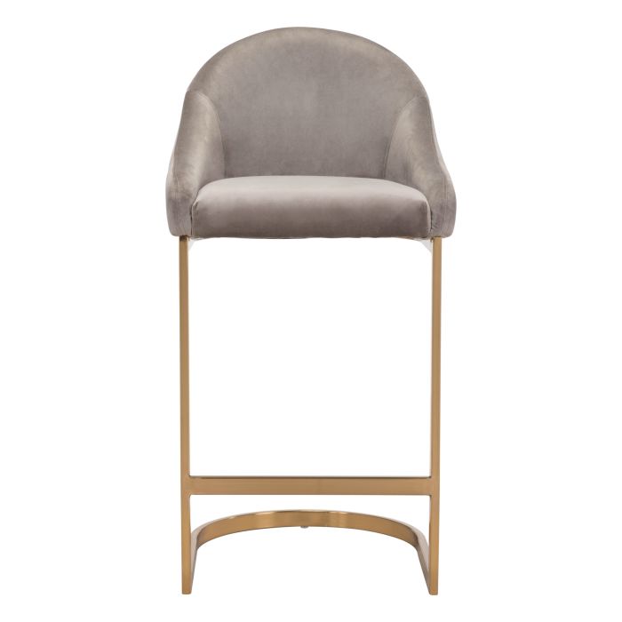 Scott Counter Chair Gray