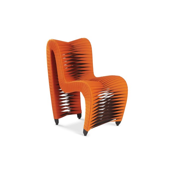 Seat Belt Dining Chair, Orange