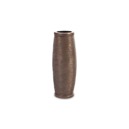 Spun Wire Vase, Bronze