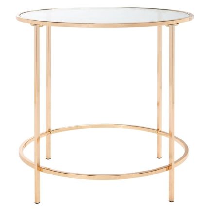 Kolby Round Glass Side Table
