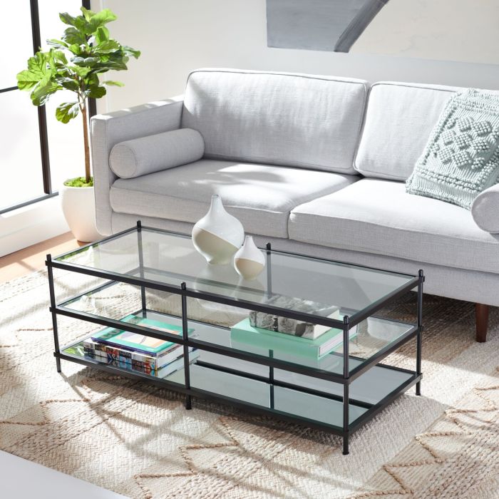 Cathal Glass And Mirror Coffee Table