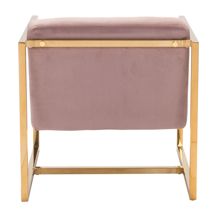 Alt Arm Chair Pink &Amp; Gold