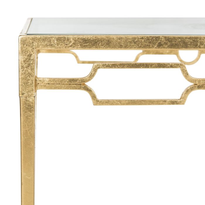 Lura Gold Leaf Retro Coffee Table