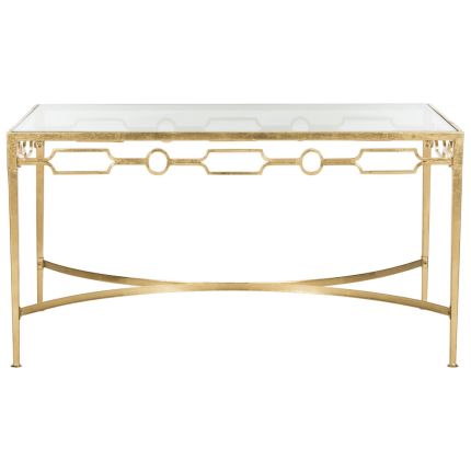 Lura Gold Leaf Retro Coffee Table