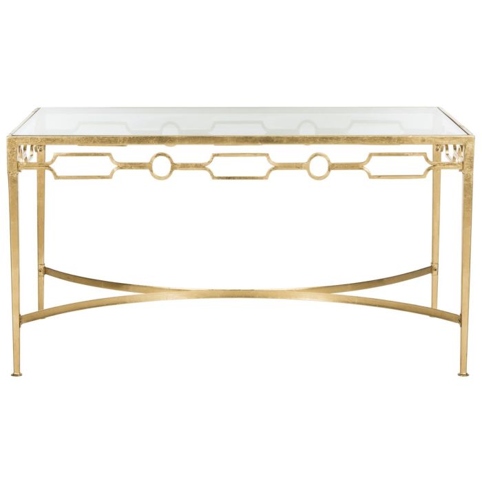 Lura Gold Leaf Retro Coffee Table