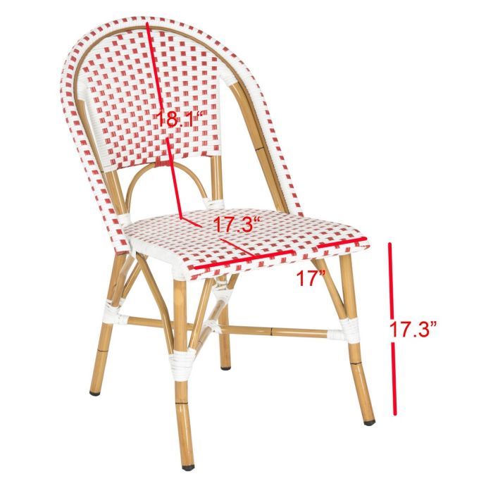 Salcha Indoor-Outdoor French Bistro Side Chair
