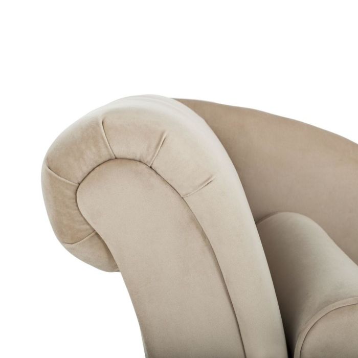 Caiden Velvet Chaise W/ Pillow