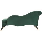 Caiden Velvet Chaise W/ Pillow