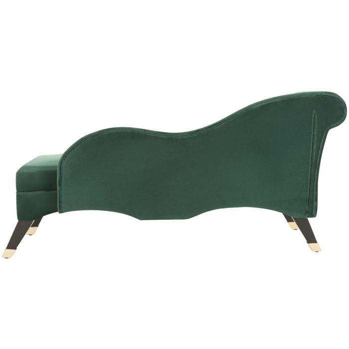 Caiden Velvet Chaise W/ Pillow