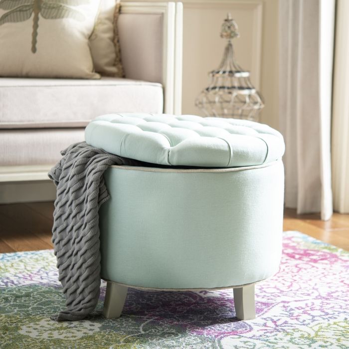 Amelia Tufted Storage Ottoman