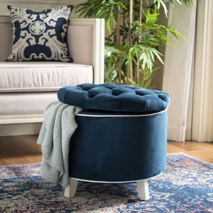 Amelia Tufted Storage Ottoman