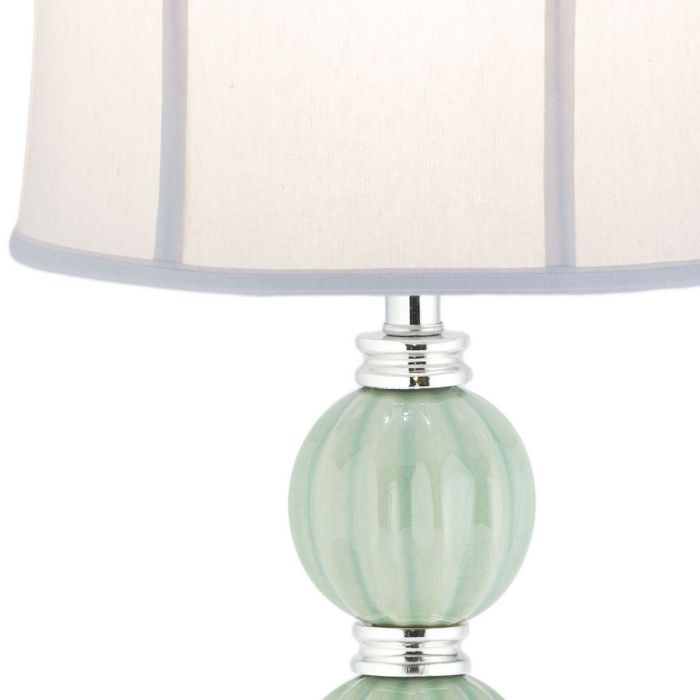 Stephanie 28-Inch H Green Globe Lamp
