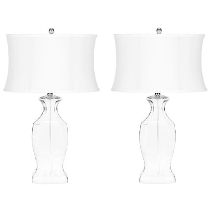 Wendy 28-Inch H Glass Table Lamp