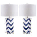 Chevron 27-Inch H Stripe Table Lamp