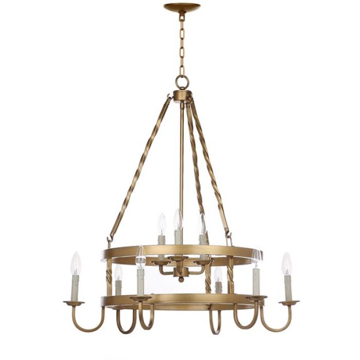 Crowley 31-Inch Dia Adjustable Chandelier