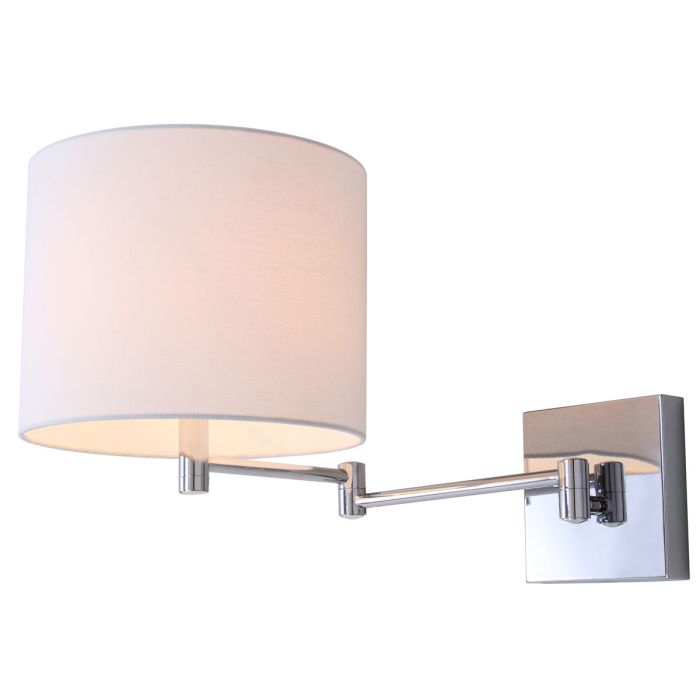 Lillian Chrome 12-Inch H Wall Sconce