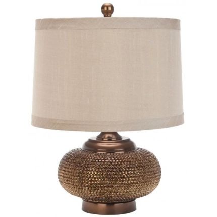 Alexis 19-Inch H Gold Bead Lamp