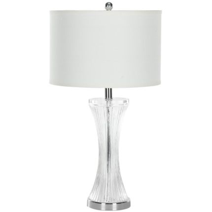 Zelda 25-Inch H Glass Table Lamp