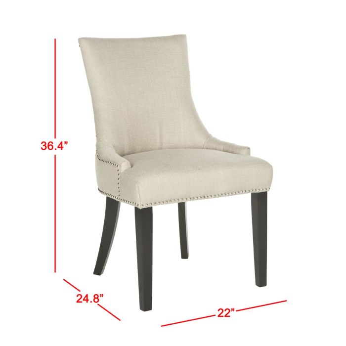 Lester 19''H Dining Chair - Silver Nail Heads