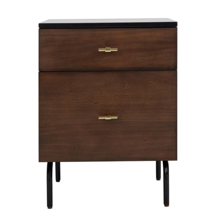 Genevieve 2 Drawer Nightstand