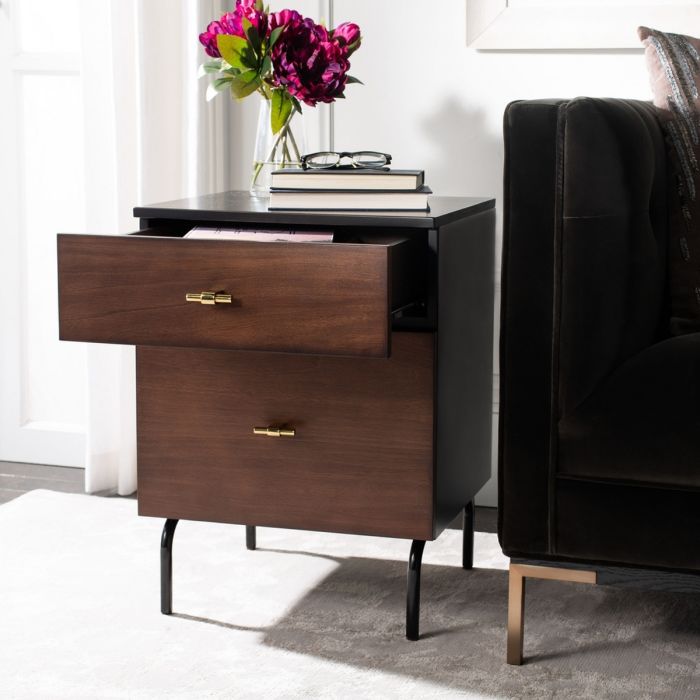 Genevieve 2 Drawer Nightstand