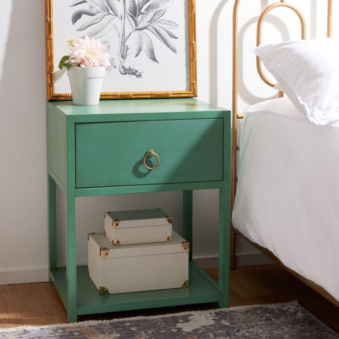 Yudi 1 Drawer 1 Shelf Nightstand