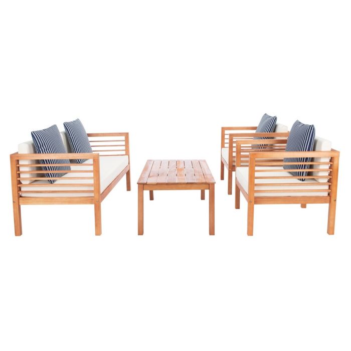 Alda 4 Pc Outdoor Set With Accent Pillows