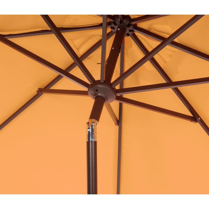 Uv Resistant Zimmerman 9 Ft Crank Market Push Button Tilt Umbrella With Flap