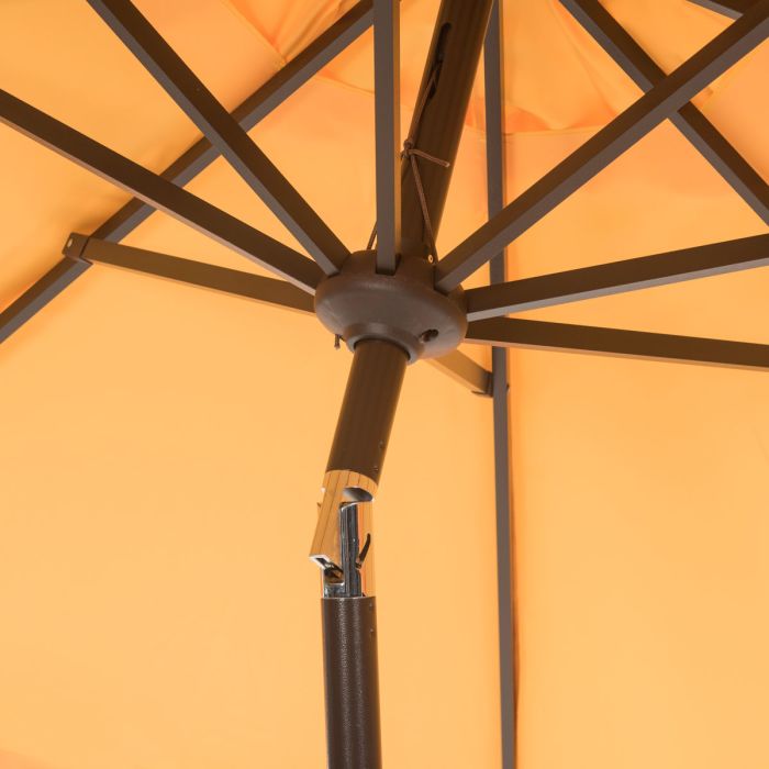 Uv Resistant Elegant Valance 9Ft Auto Tilt Umbrella